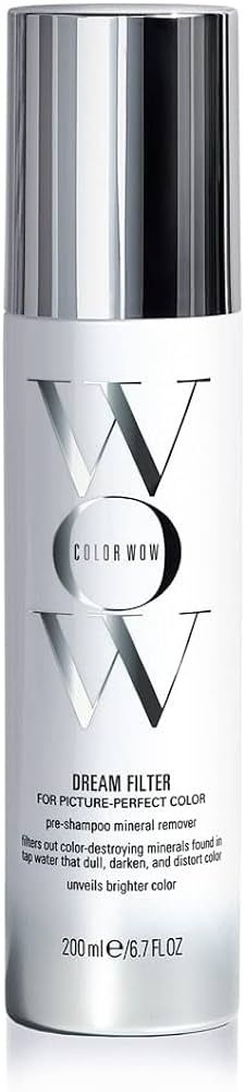 COLOR WOW Dream Filter Pre Shampoo Mineral Remover - Get Lighter, Brighter, Shinier Color in 3 Mi... | Amazon (US)