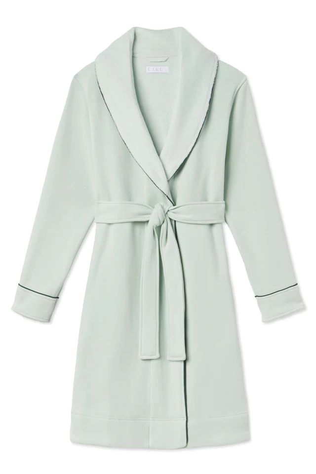 Cozy Robe in French Blue | LAKE Pajamas