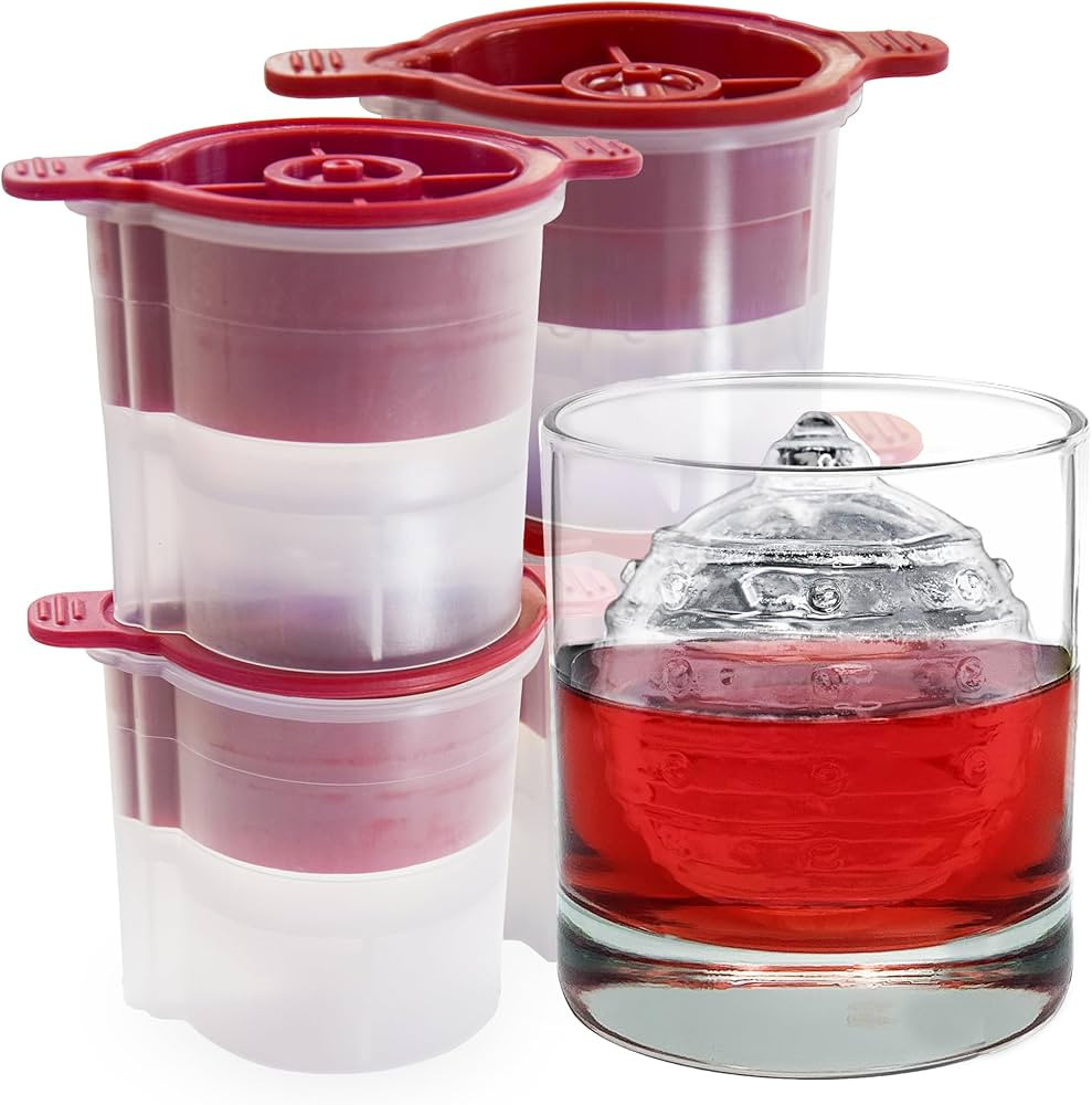 Tovolo Christmas Ornament Ice Molds, Set of 4 - Large Ice Mold Ideal for Festive & Holiday Drinks... | Amazon (US)