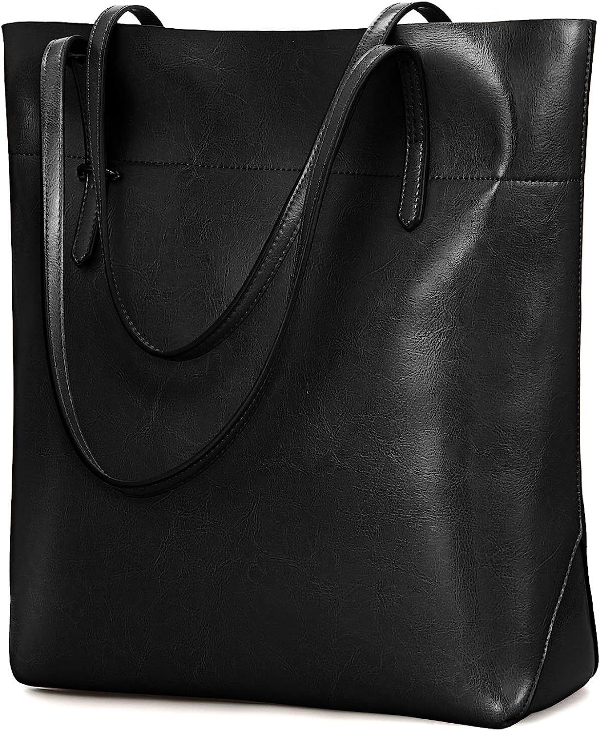 Kattee Vintage Genuine Leather Tote Shoulder Bag With Adjustable Handles | Amazon (US)