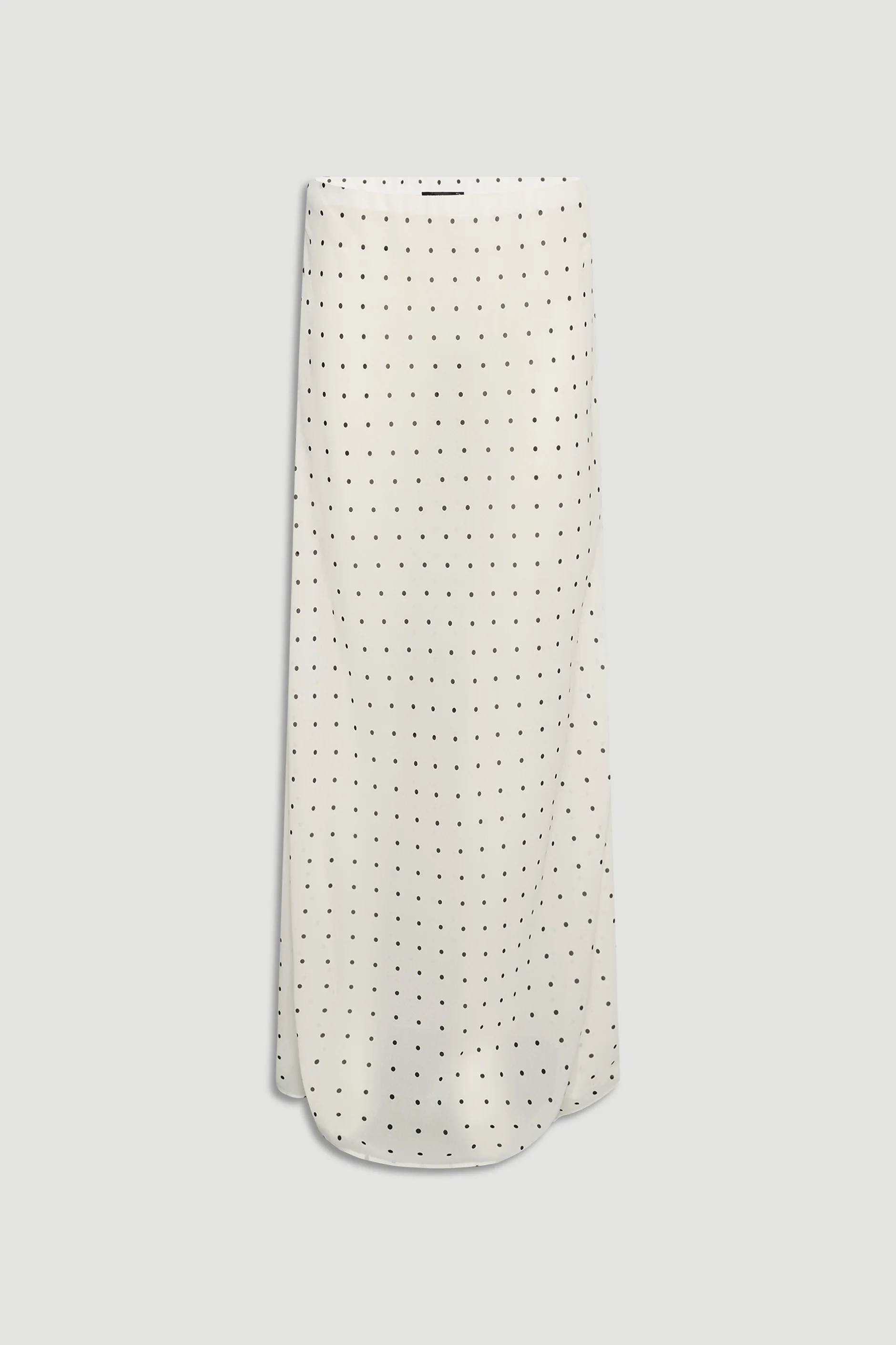 Faye Sheer Maxi Skirt - Ivory Spot | DECJUBA