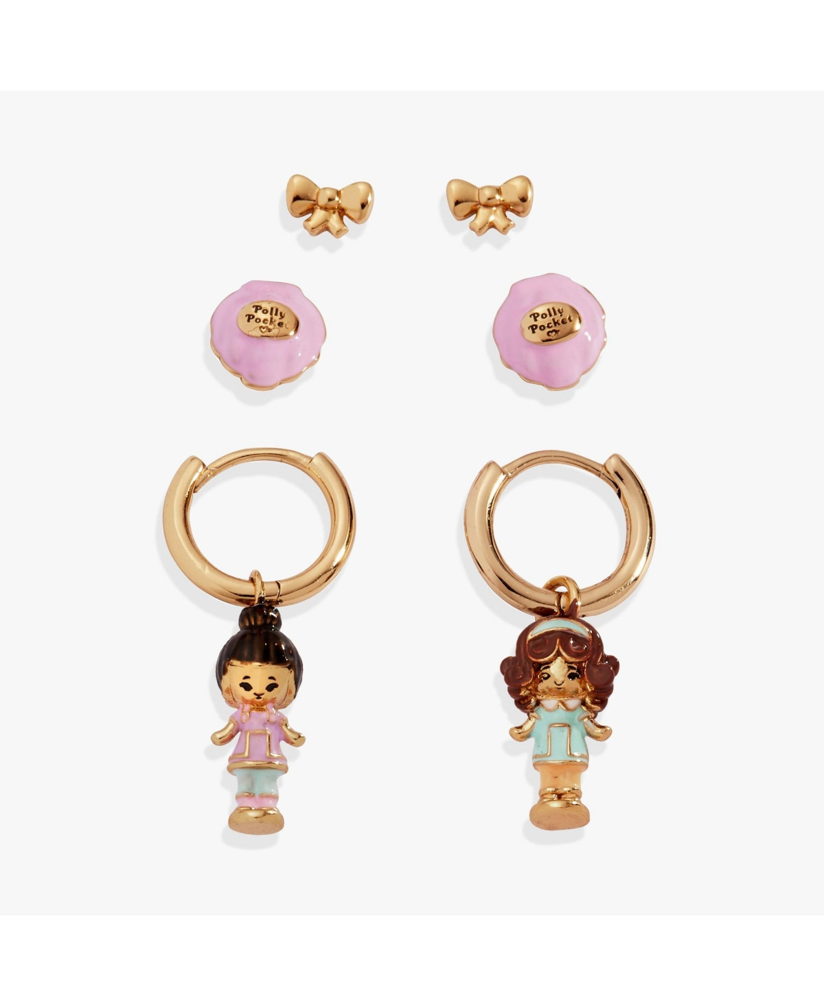 Alex and Ani Polly Pocket Earring Set of 3