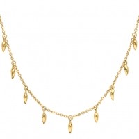 Lucy Williams Gold Mini Fang Necklace | Missoma