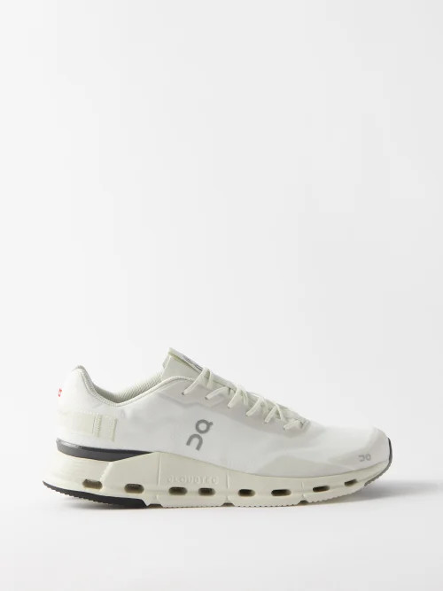 On - Cloudnova Form Recycled-jersey Running Trainers - Mens - White | Matches (US)