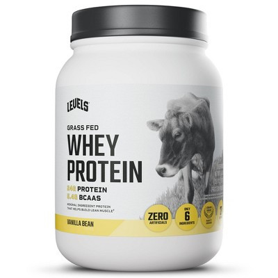 Levels Grass Fed Whey Protein Powder - Vanilla - 23.7oz | Target