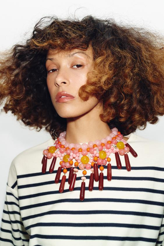 RESIN BALL NECKLACE | Zara US