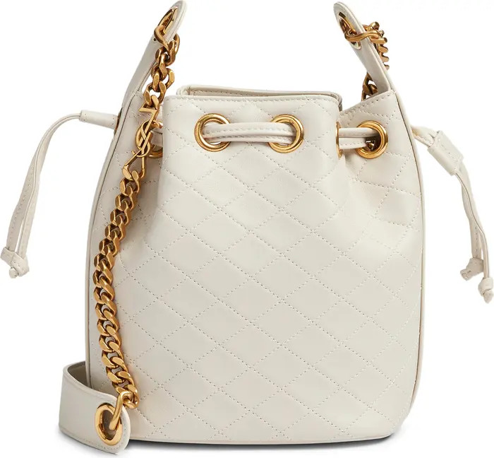 Cassandre Quilted Leather Bucket Bag | Nordstrom