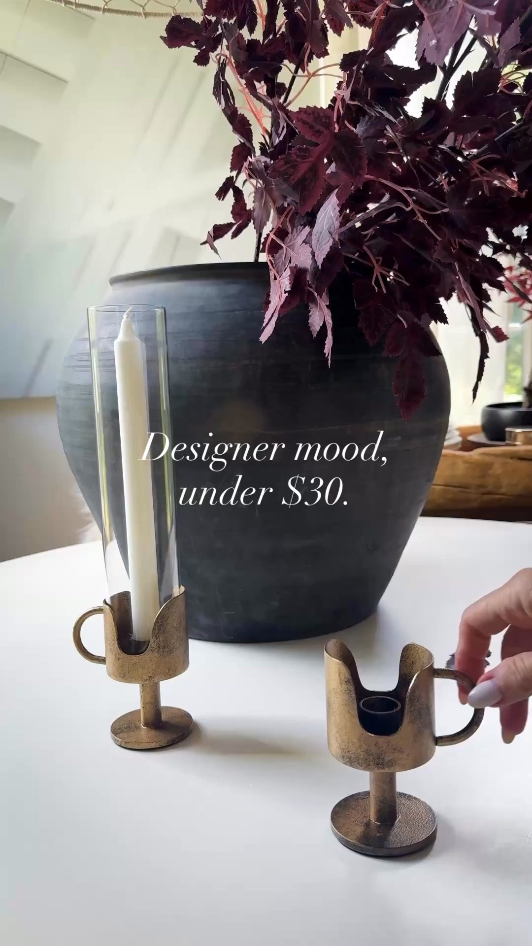 Moody layers, cozy candles and oversized faux branches! Designer look on Amazon budget!

#LTKSeasonal #LTKHome #LTKSaleAlert