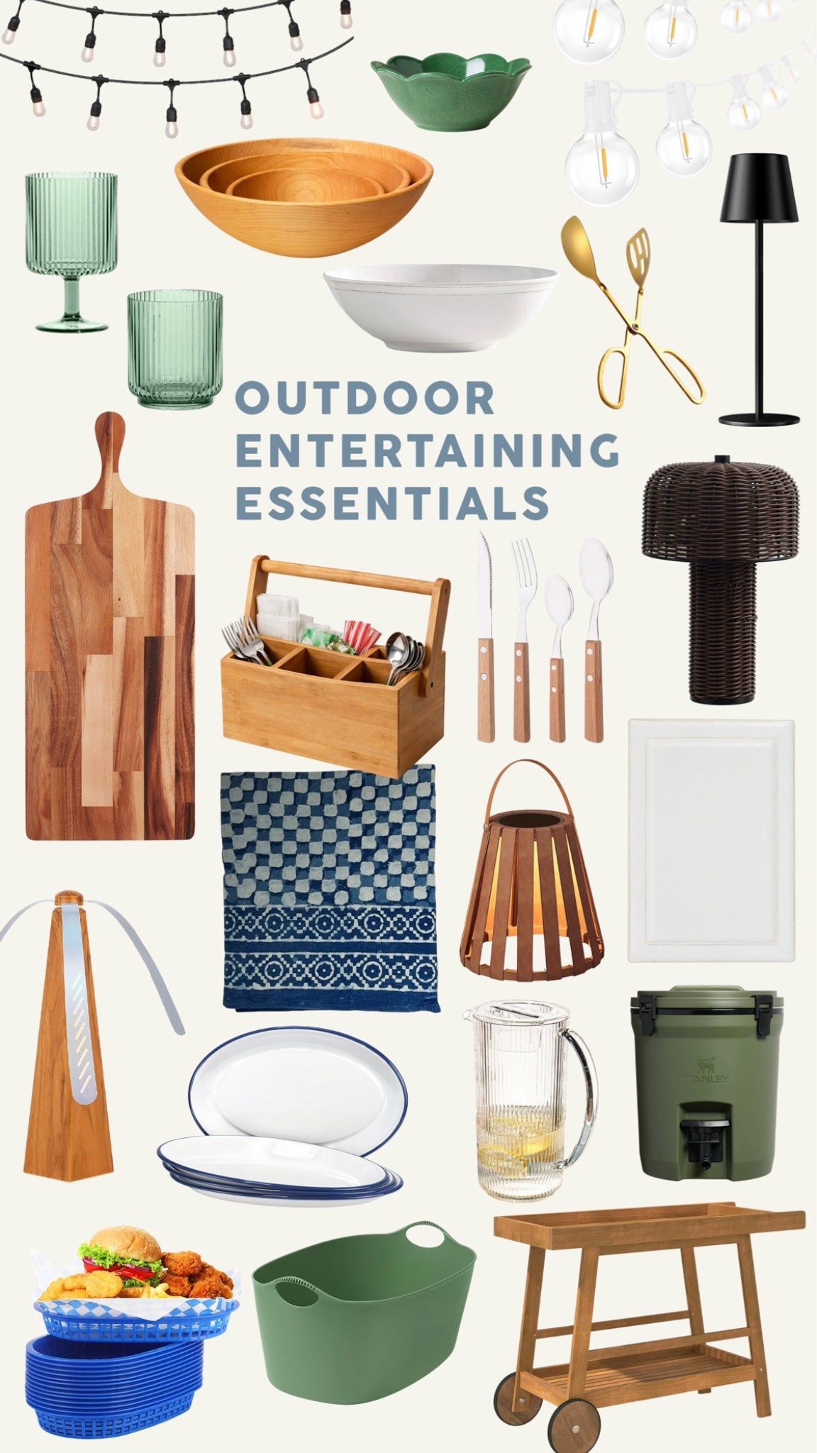We take our summer BBQs VERY seriously… these are just a few of the items that keep things running smooth!!