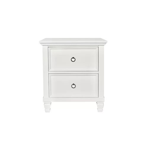 Freeport 2 - Drawer Solid Wood Nightstand | Wayfair North America