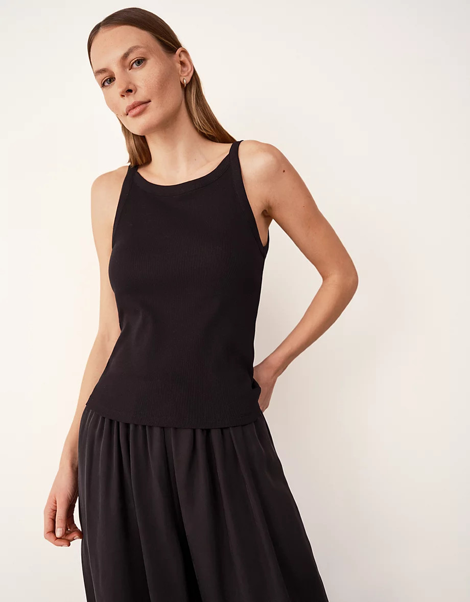 Ribbed Vest | The White Company UK & ROW