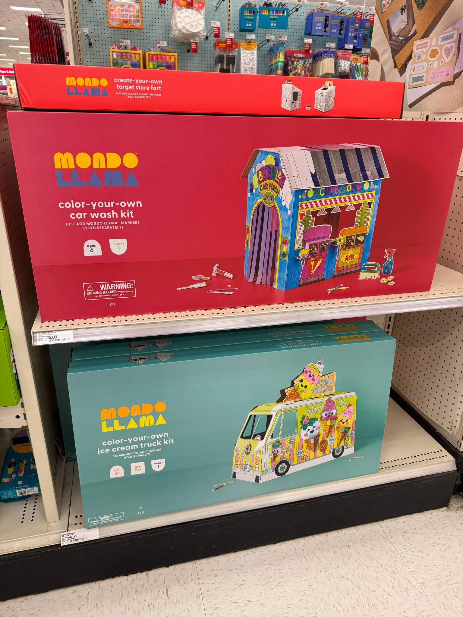Color your own fort, color your own ice cream truck. Color your own car wash, cardboard fort, kids crafts, summer activities, rainy day activities, mondo llama at target @Target

#LTKKids #LTKSeasonal #LTKmomlife