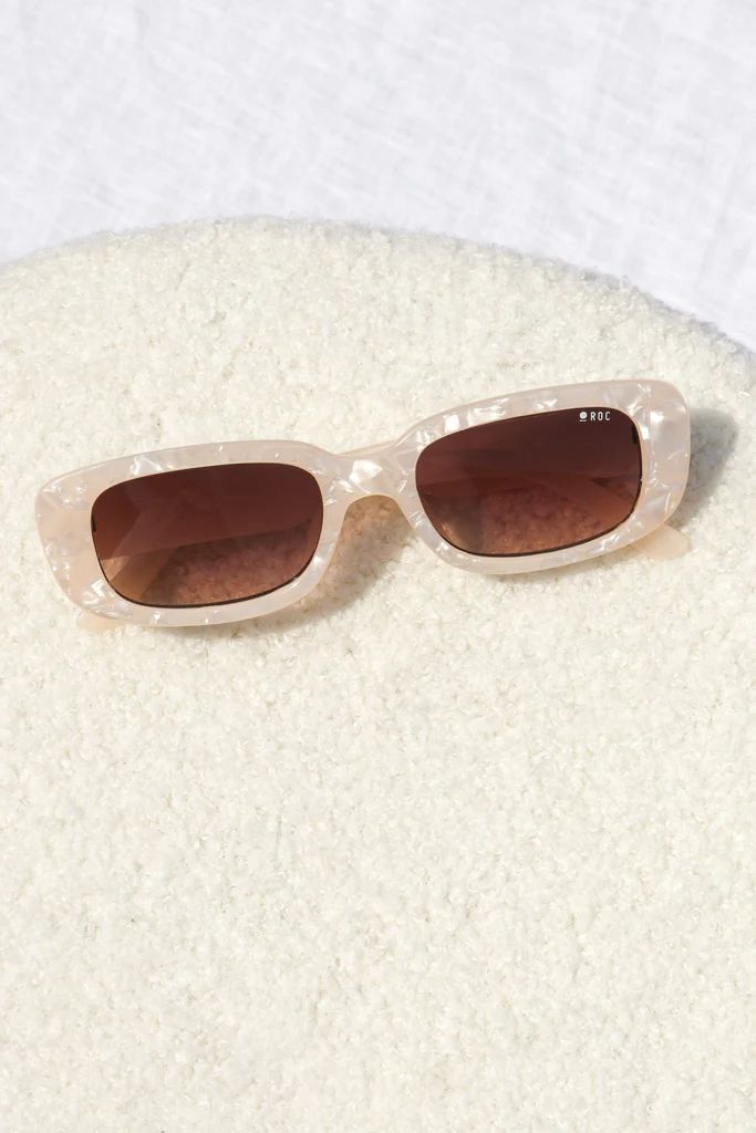 Creeper Sunglasses - Pearl White | Petal & Pup (US)