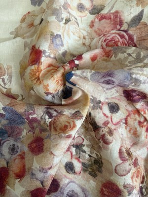 Zimmermann Dress Deadstock Linen Fabric Rose | eBay US