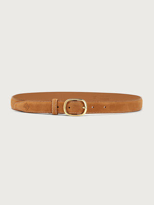 Deena Belt Suede | Women's Suede Belt | Varley UK, Caramel / L/XL | Varley UK
