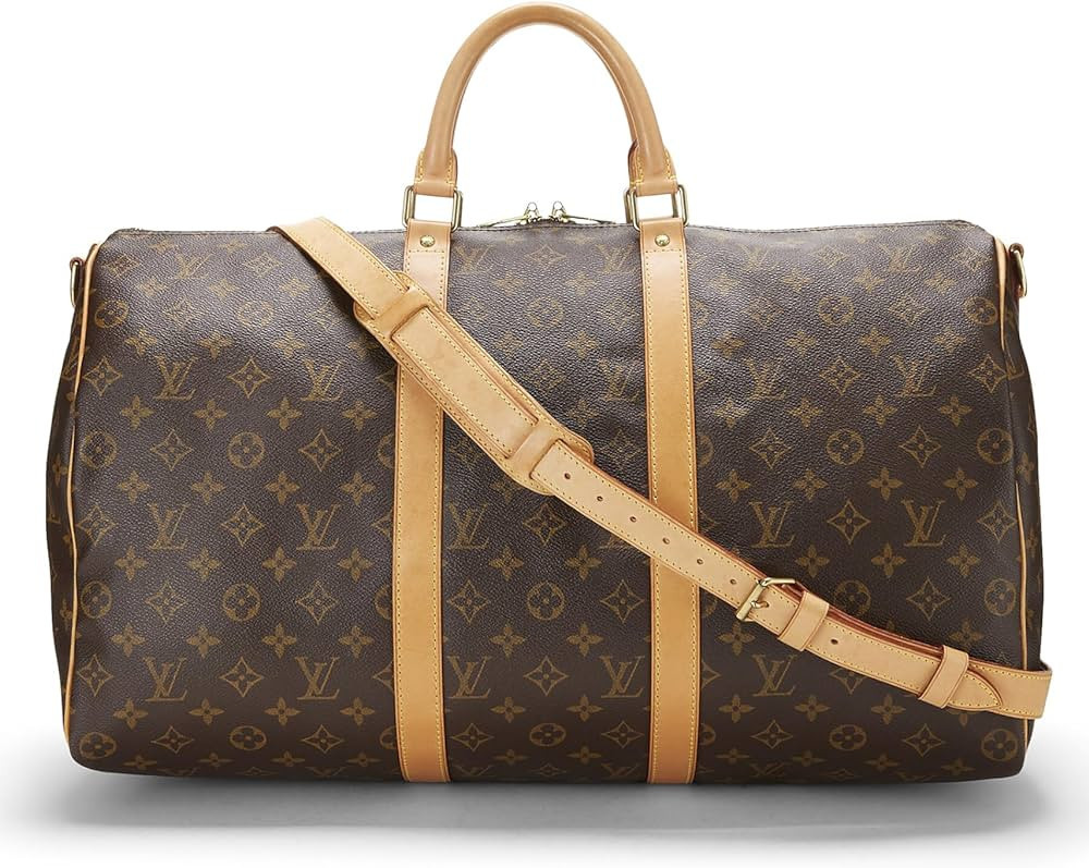 Amazon.com: Louis Vuitton, Pre-Loved Monogram Canvas Keepall Bandouliere 50, Brown : Clothing, Sh... | Amazon (US)