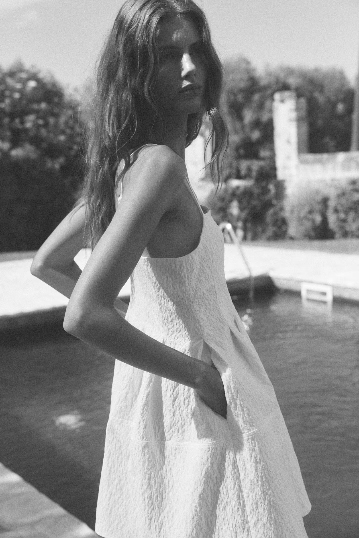 Jacquard-weave strappy dress | H&M (UK, MY, IN, SG, PH, TW, HK)