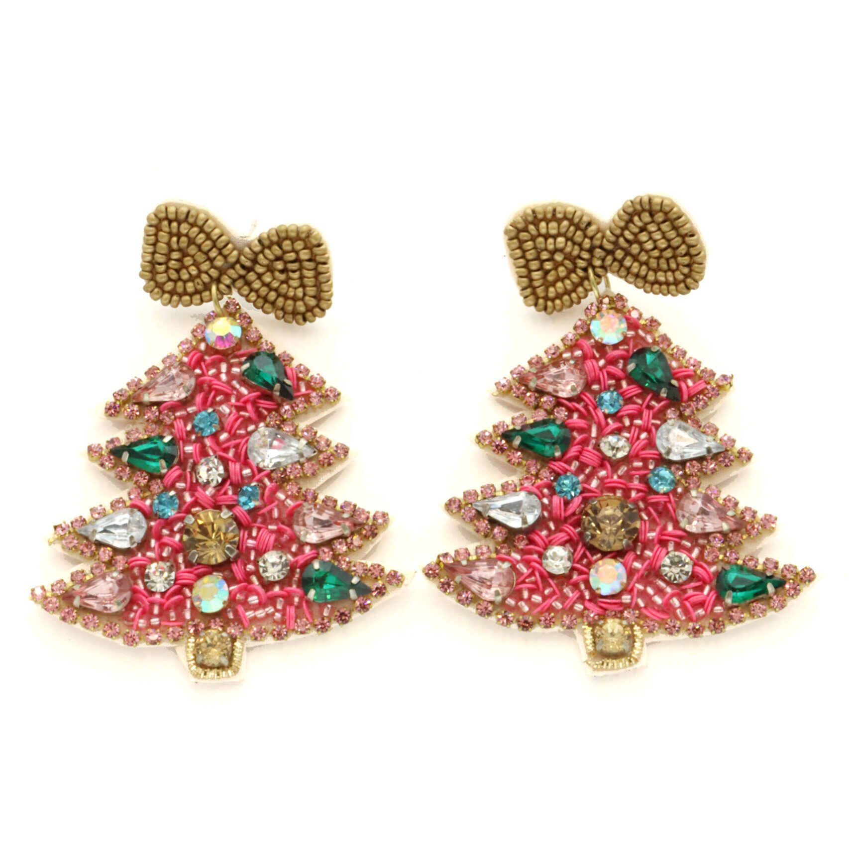 Pink Tree Earrings  | Panacea