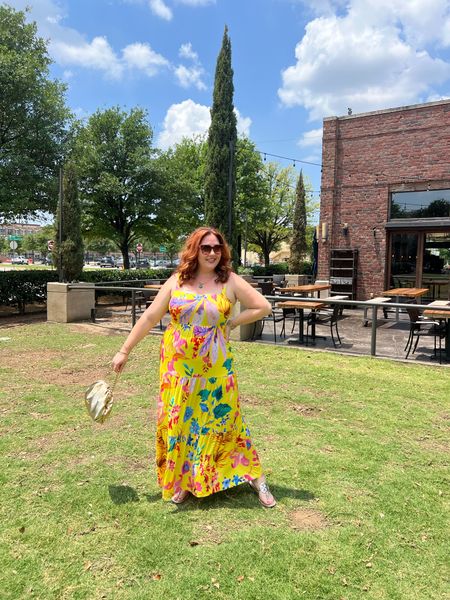 Summer perfection! The bamboo jersey from Soma Intimates remains my favorite for sundresses, keeps you cool and is so soft, and I’ve been loving them for years! I paired it with metallic gold accessories to let the print take center stage. Wearing an XL

#LTKSeasonal #LTKtravel #LTKcurves