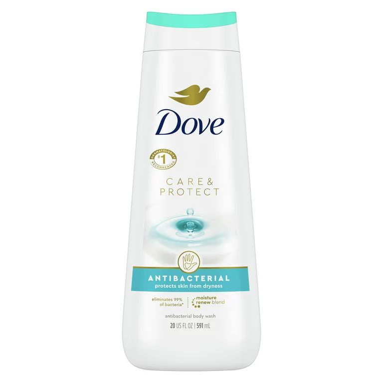 Dove Care and Protect Antibacterial Daily Use Softening Body Wash, 20 fl oz | Walmart (US)