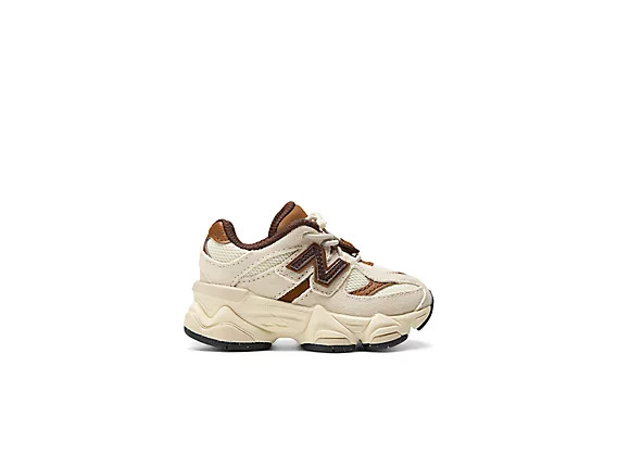 New Balance Kids' 9060 Bungee Sneakers - Brown/Beige (Size 9) | New Balance Athletics, Inc.