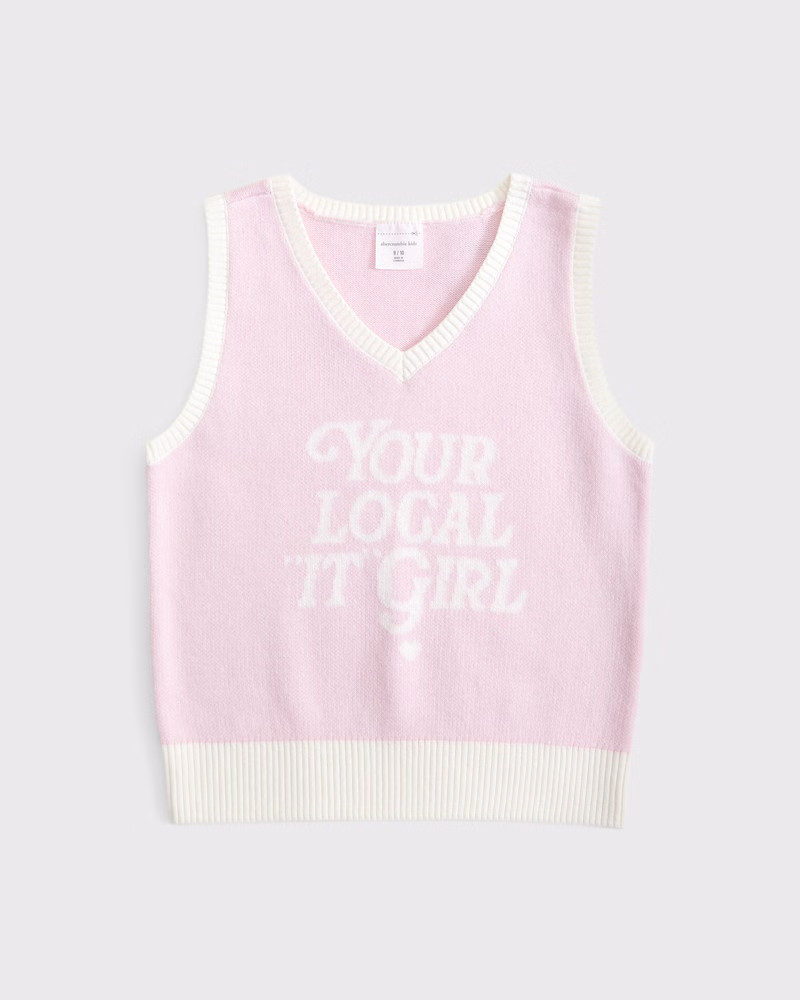 graphic sweater vest | Abercrombie & Fitch (US)