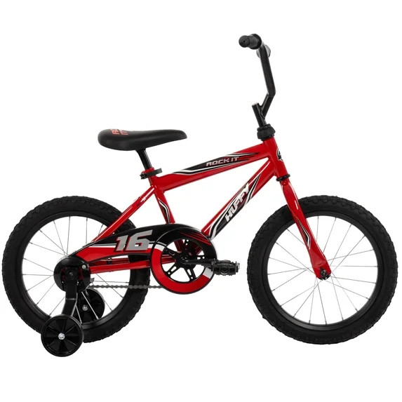 Huffy 16" Rock It Kids' Bike, Fits Riders 42" - 48", Red, Youth, Boys | Walmart (US)