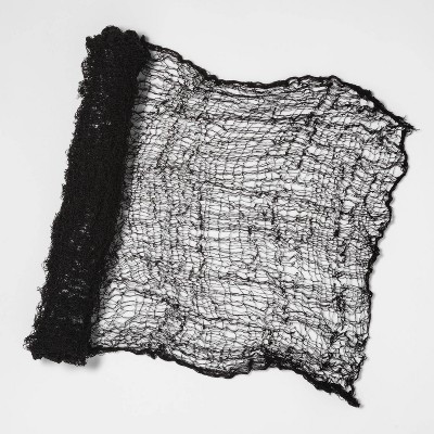 36' Jumbo Eerie Fabric Black Halloween Decorative Prop - Hyde and EEK! Boutique™ | Target