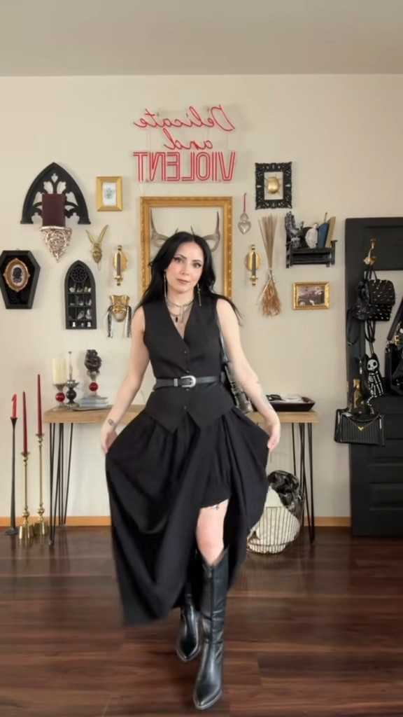 Goth spring outfit 

#LTKTravel #LTKSeasonal #LTKStyleTip