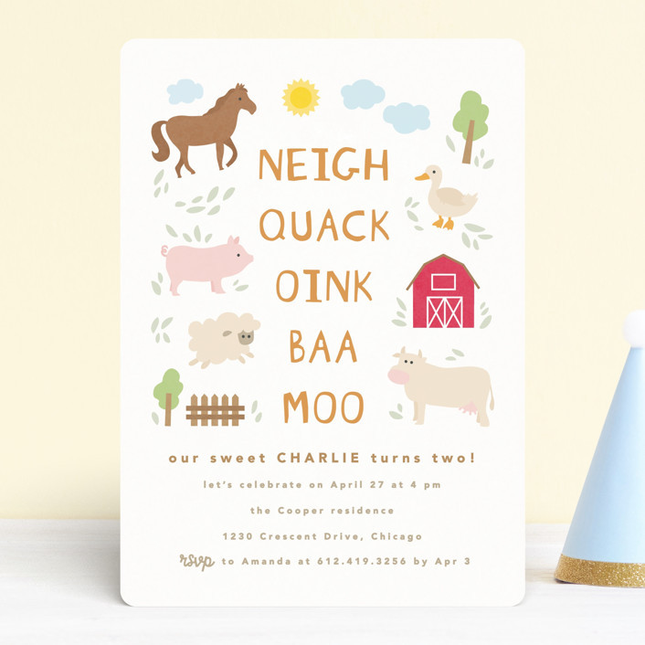 Barnyard noises | Minted