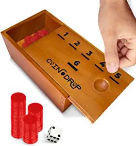 SWOOC Games - Coin Drop | Simple + Strategic Dice Games For Families with Coins Included For 2-6 ... | Amazon (US)