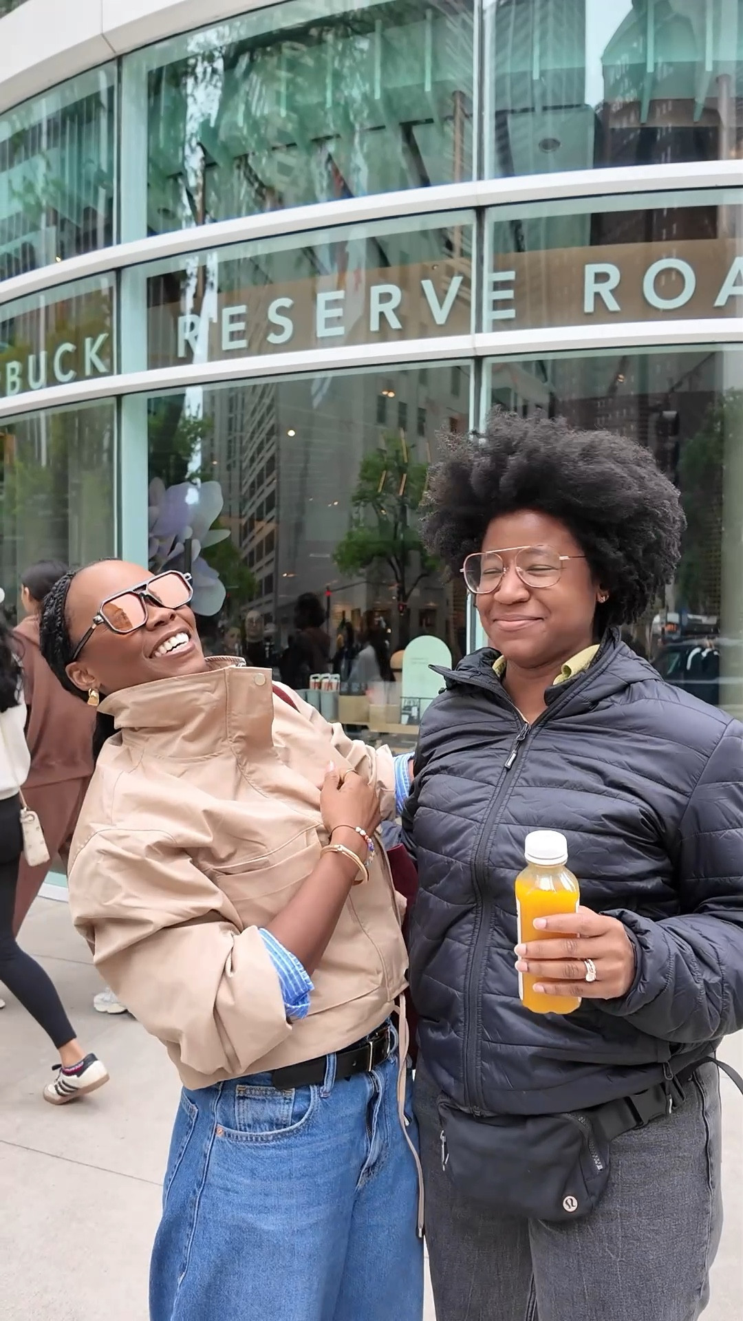Went to the Starbucks at grocery in Chicago for the first time. So my collection. Got so many compliments on this outfit (I think it’s the jacket. It’s now a staple in my life- Size up for an oversized look)

#LTKStyleTip #LTKFindsUnder50 #LTKTravel