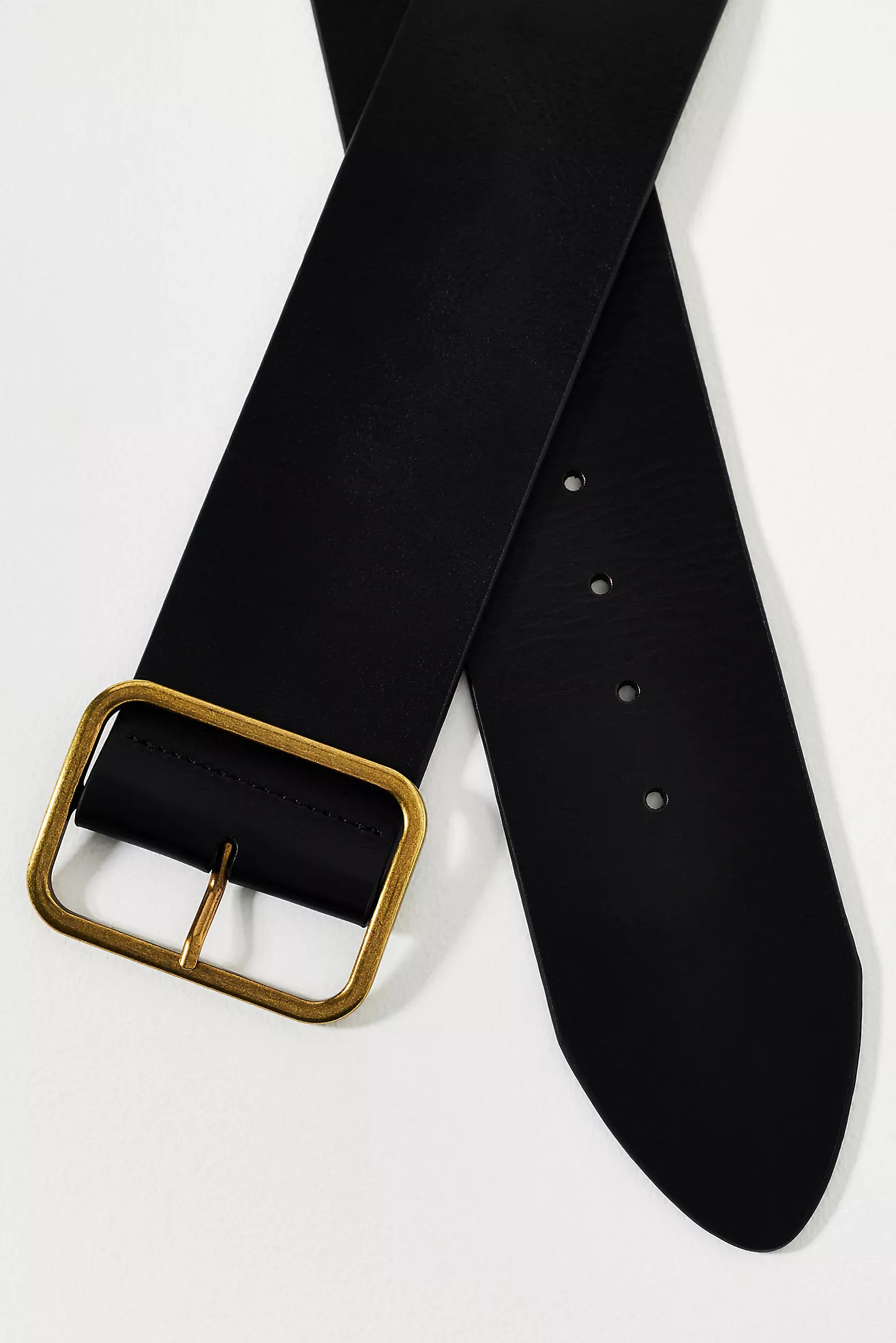 By Anthropologie Wide Square Buckle Belt | Anthropologie (US)