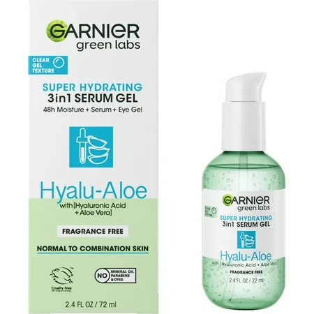 Garnier Green Labs Hyalu-Aloe Hydrating Serum Gel Hyaluronic Acid Aloe 2.4 fl. oz. | Walmart (US)