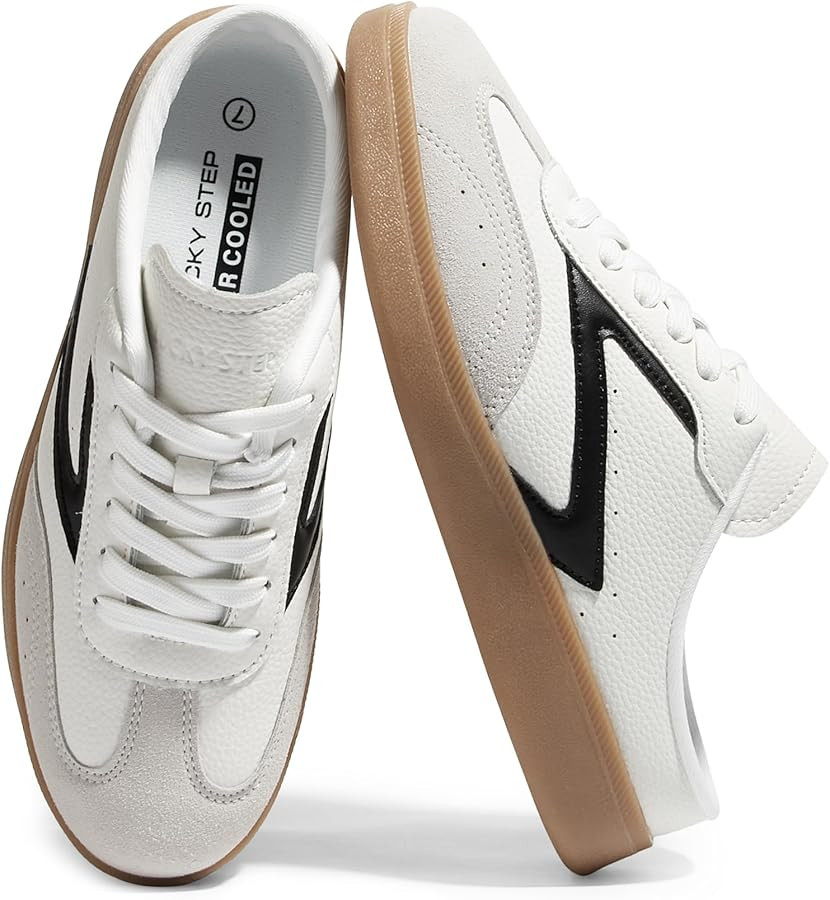 LUCKY STEP Women’s Mule Fashion Sneakers Slip On Backless Walking Shoes Winter Retro Comfy Casu... | Amazon (US)