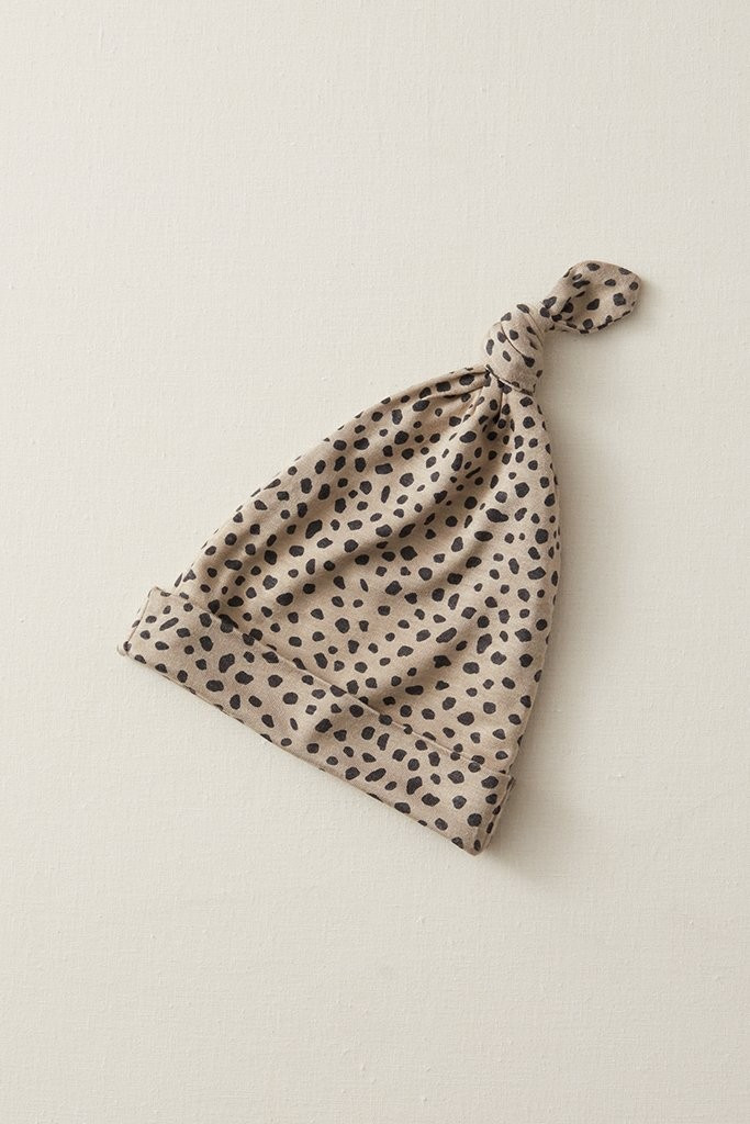 KNOTTED HAT - Animal Spots | Solly Baby