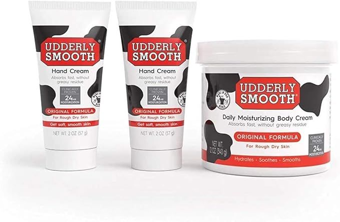 UDDERLY SMOOTH NonGreasy Hand and Body Moisturizer Cream Bundle 1 Kit, 3 Count | Amazon (US)