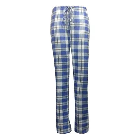 WZHKSN Women Plaid Pants Relaxed Casual Purple Long Wide-Leg Pant | Walmart (US)