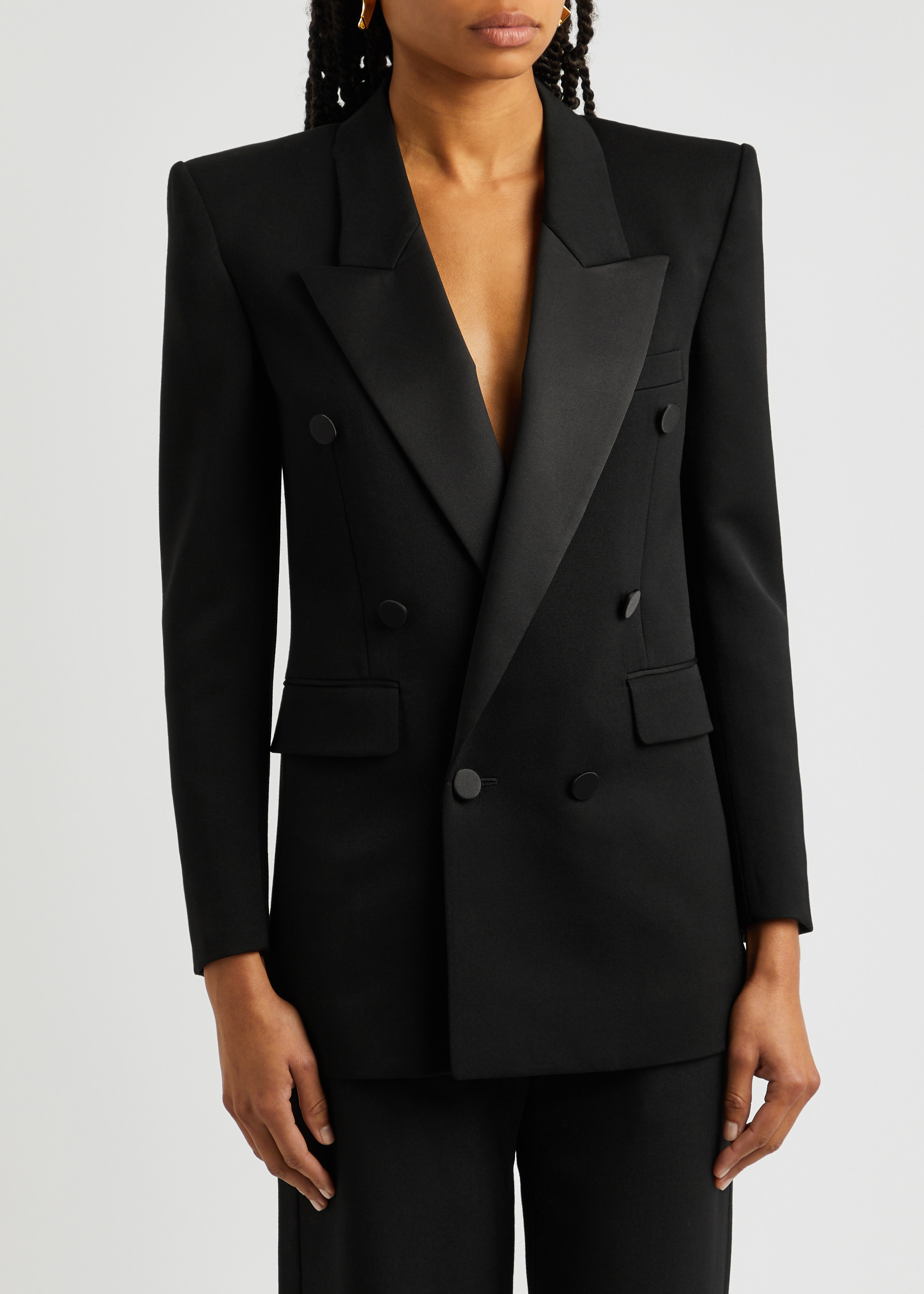 Double-breasted wool blazer | Harvey Nichols