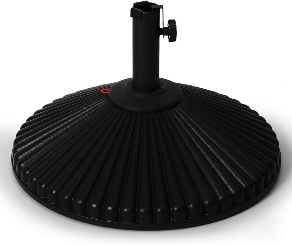 Abba Patio Umbrella Base, Round Sunburst Outdoor Umbrella Stand, Table Market Yard Umbrella, Adju... | Amazon (US)