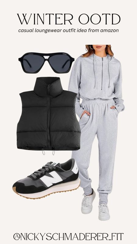 Amazon Winter OOTD 🩶

Amazon outfit - Amazon finds - Amazon fashion - Amazon loungewear - winter outfit - athleisure outfit - Sweatsuit - puffer vest - new balance sneakers

#LTKSeasonal #LTKstyletip #LTKfitness