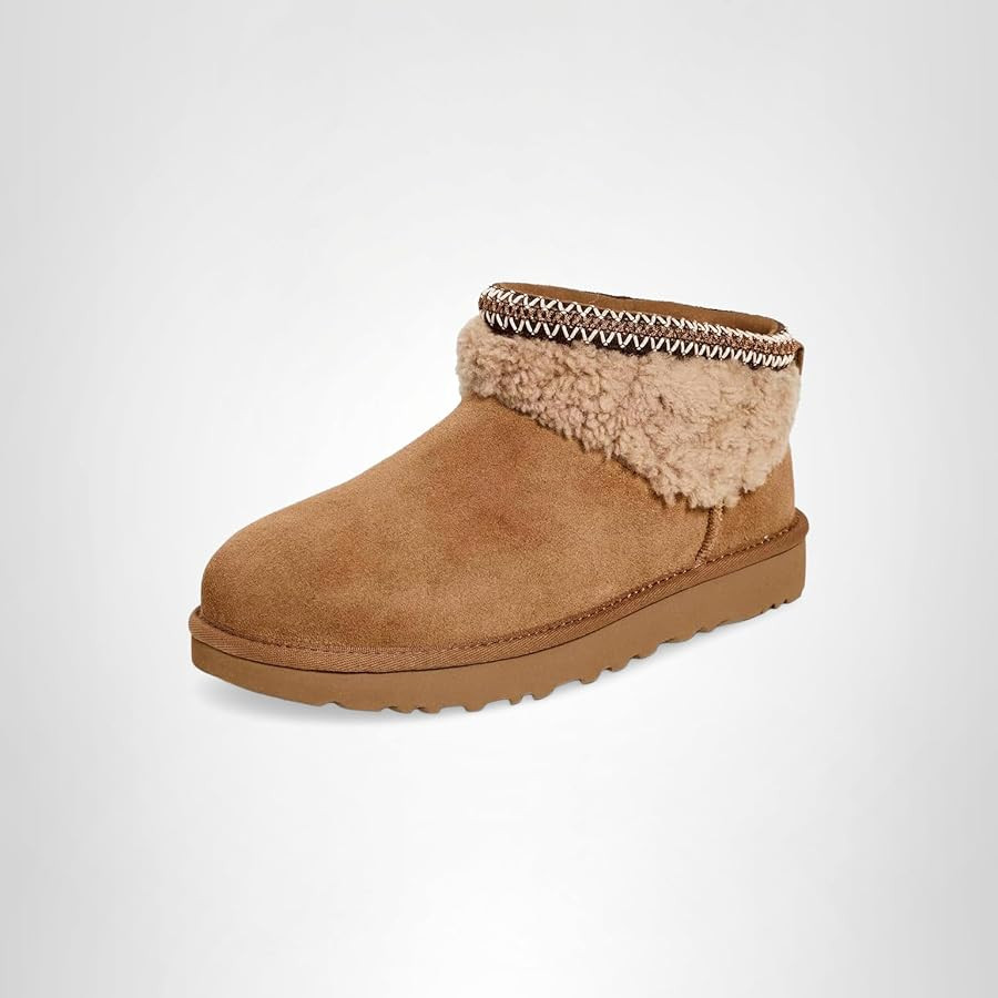 UGG Women's Classic Ultra Mini Maxi Curly Fashion Boot | Amazon (US)