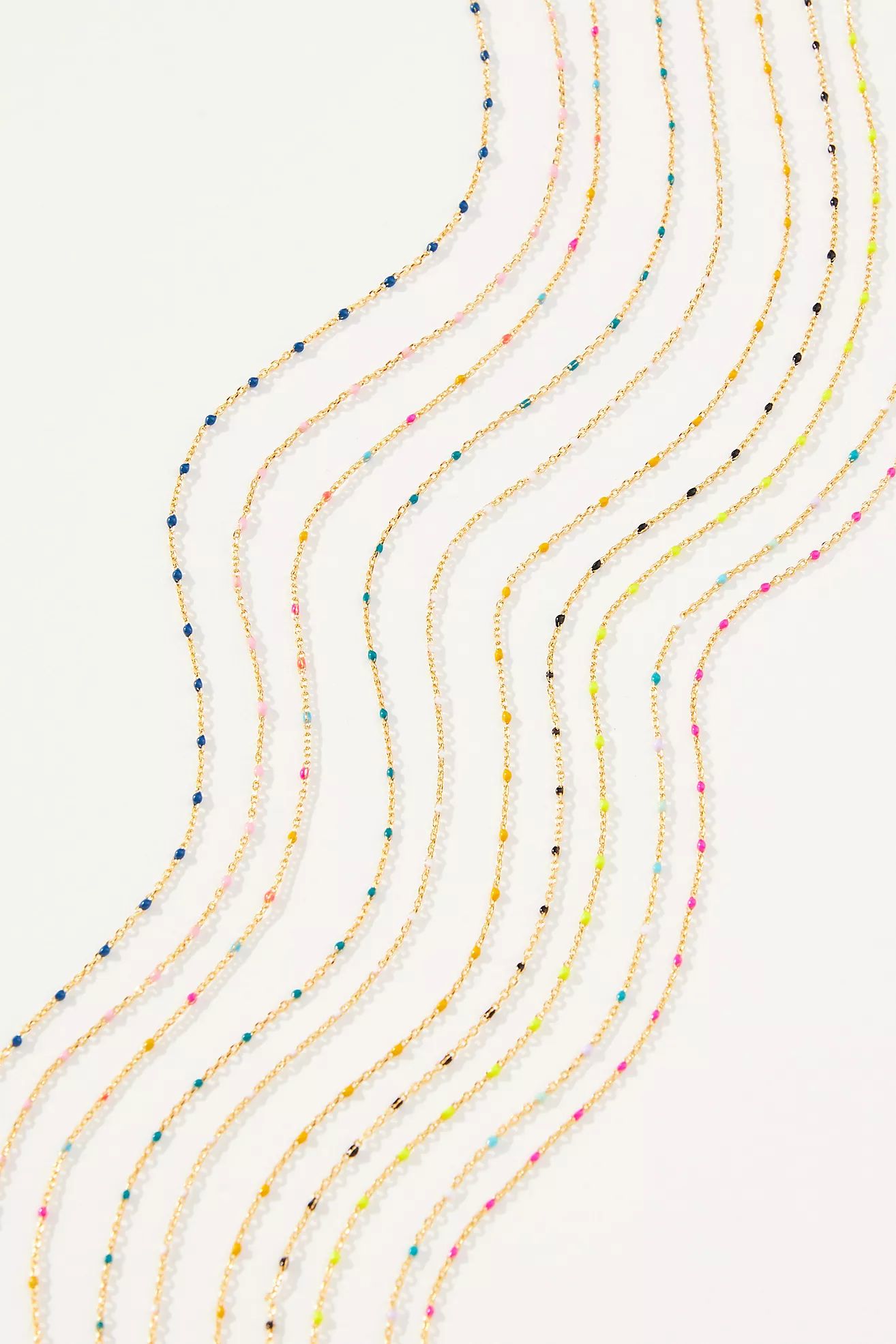 Delicate Jeweled Chain Necklace | Anthropologie (US)
