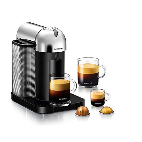 Nespresso Vertuo Coffee and Espresso Maker by Breville, Chrome | Amazon (US)