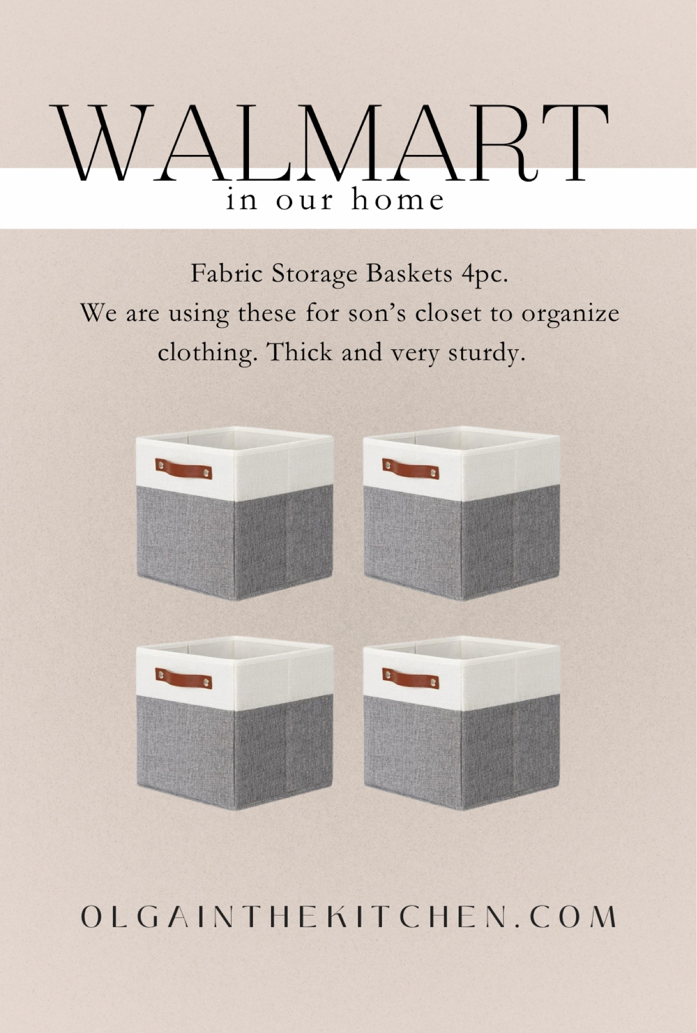 Storage bins for clothing from Walmart. ✨ 
Organization, spring cleaning 


#LTKFindsUnder50 #LTKSaleAlert #LTKHome