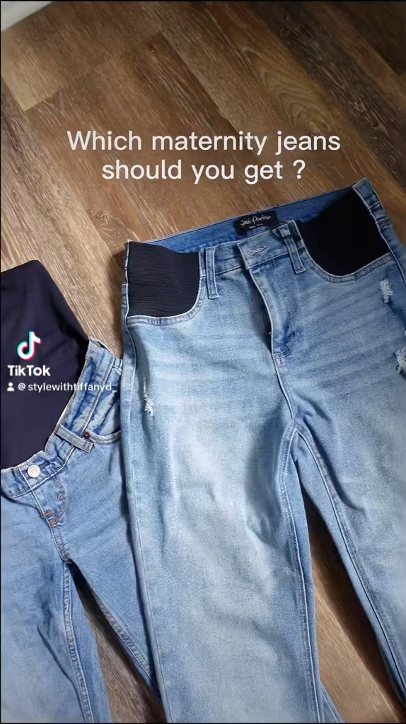 Viral Tiktok : Which maternity jeans should you get ? thumbnail