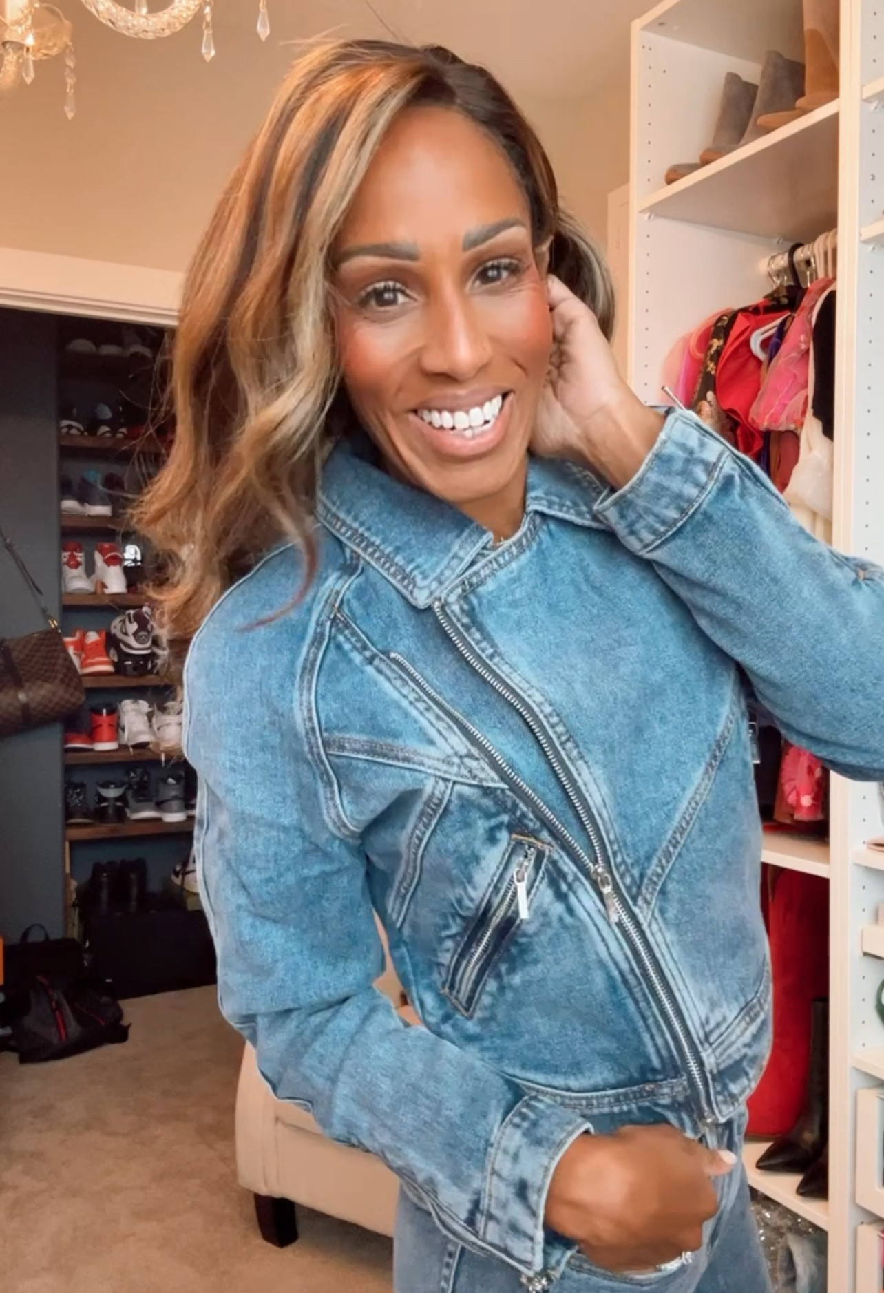 Give me all the denim!!! @bebe I love all of their denim everything fits so perfect and I love all the matching pieces so easy to wear together or create different options!! ❤️

#denim #denimset #denimjumpsuit #denimjacket #denimcorset

#LTKfindsunder100 #LTKstyletip #LTKVideo