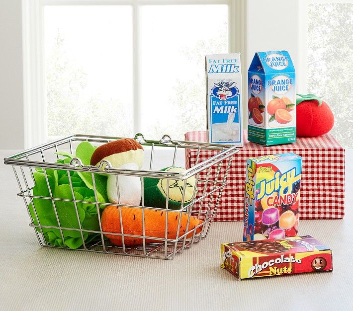 Mini Grocery Basket Set | Pottery Barn Kids