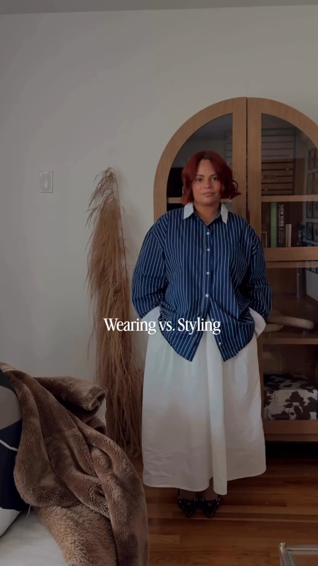 Wearing a large in button up 

Top: @oldnavy 
Skirt: @marshalls 
Bag: @hm 
Sunnies: @freepeople

#LTKFindsUnder50 #LTKFallSale #LTKStyleTip