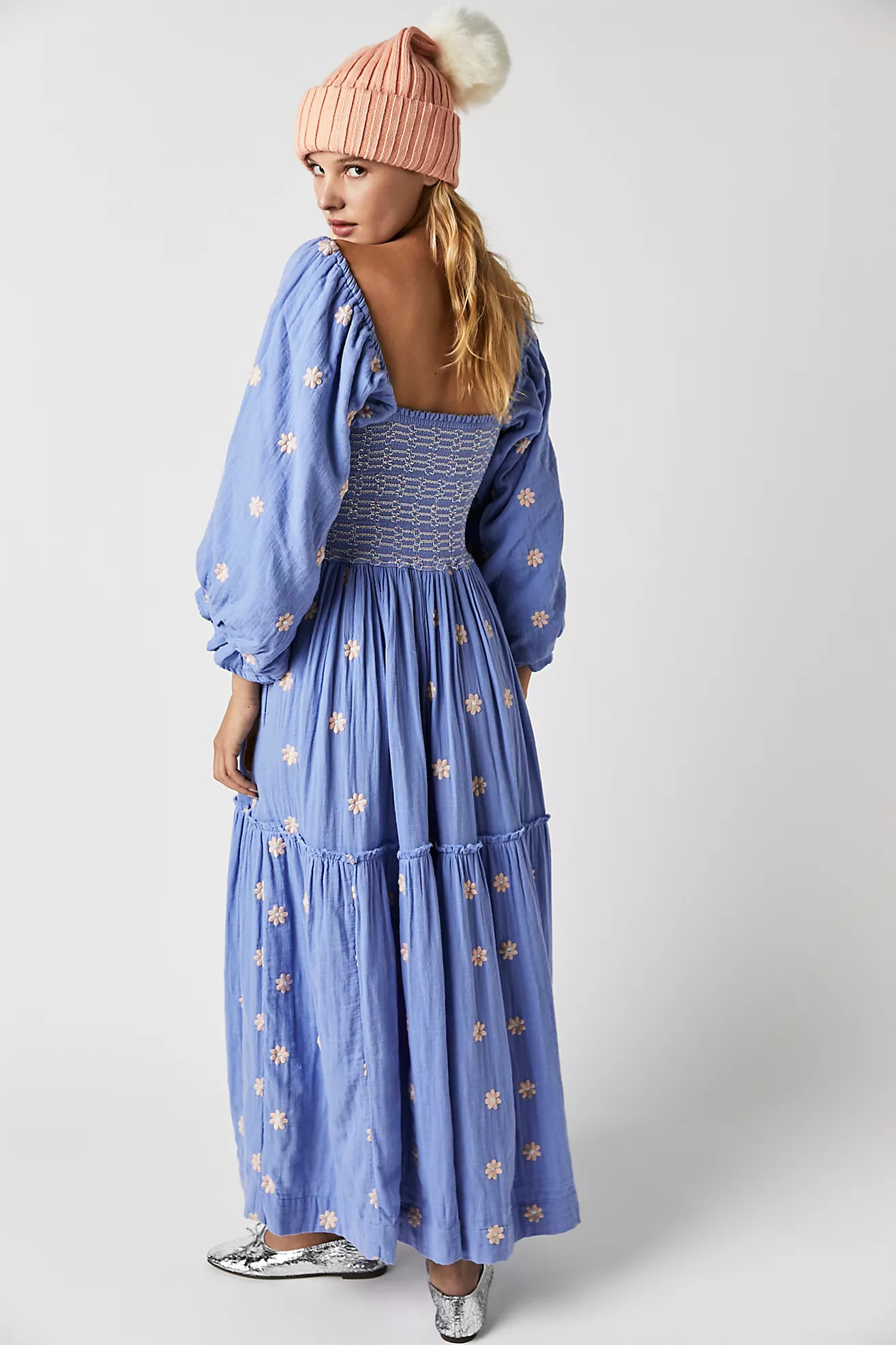 Dahlia Embroidered Maxi Dress | Free People (Global - UK&FR Excluded)